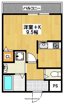ISE伊勢住宅　住之江7407 間取り